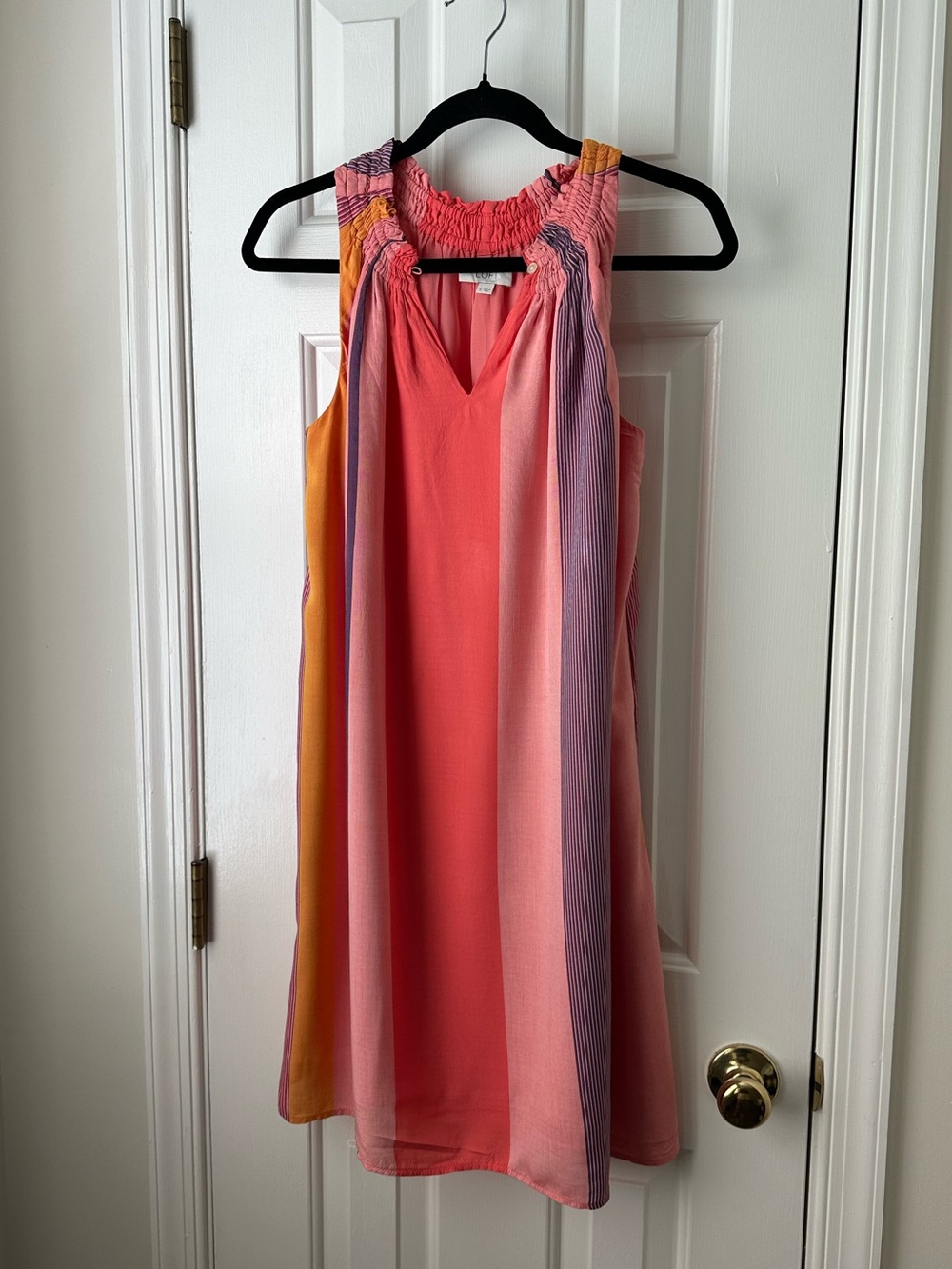 LOFT Striped Halter Swing Dress
Small